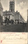 CPA Rouen Tour St Andre Et Rue Jeanne D'Arc