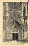 CPA Rouen Portail De L'Eglise Saint Ouen