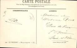 CPA Le Treport barque de pêche