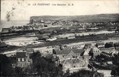 CPA Le Treport Les Bassins