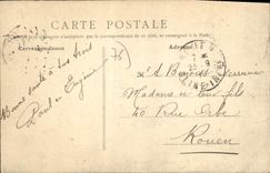 CPA Le Treport L'Entree Du Port Vu Du Musoir