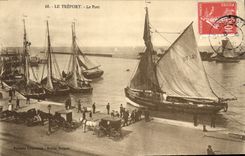 CPA Le Treport Le Port