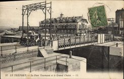 CPA Le Treport Le Pont Tournant Et Le Grand Chalet