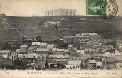 CPA Le Treport Vue Sur La Falaise D'Aval