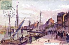 CPA Le Treport La Retenue
