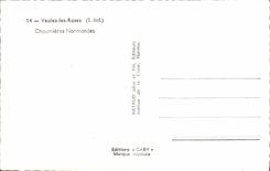 CPA Veules Les Roses Chaumieres Normandes