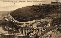 CPA Rouen Bonsecours Le Tramway De Bonsecours Et Le Funiculaire