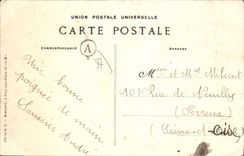 CPA Noyen Sur Seine L'Allee Du Chateau