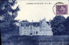 CPA Lorrez Le Bocage le château