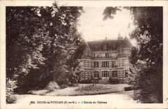 CPA Ozoir Le Voulgis L'Entree Du Château