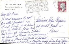 CPA Crecy En Brie Tour Qui Servit D'Atelier Au peintre Corot