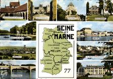 CPSM Souvenir De Seine Et Marne
