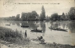 CPA Mantes La Jolie Plaisirs D'Ete Sur La Seine