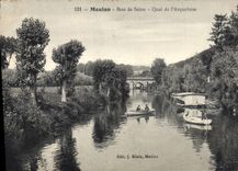 CPA Meulan Bras De Seine Quai De I'Arquebuse
