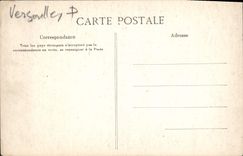 CPA Versailles vues diverses