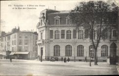 CPA Versailles L'Hotel Des Postes Et La Rue Des chantiers