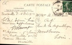 CPA Versailles Caserne Hoche Rue De Noailles