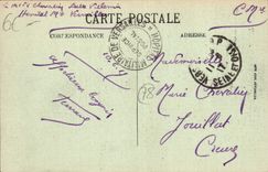 CPA Versailles Rue Gambetta Hopital Militaire