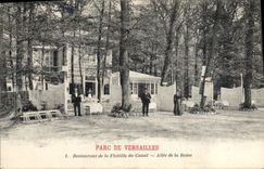 CPA Versailles Restaurant De La Flottille Du Canal allée de la reine