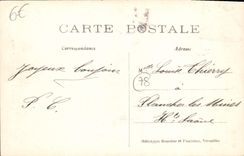 CPA Versailles Grille Du 1er Genie