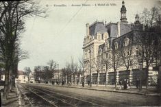 CPA Versailles Avenue Thiers L'Hotel De Ville