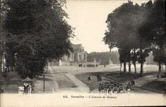 CPA Versailles L'Avenue De Sceaux
