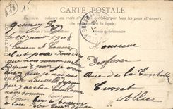 CPA Versailles Statue Hoche Et Eglise Notre Dame