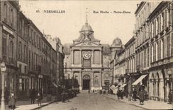 CPA Versailles Rue Hoche Notre Dame