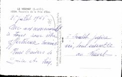 CPA Le Versinet Passerelle De La Prise D'Eau