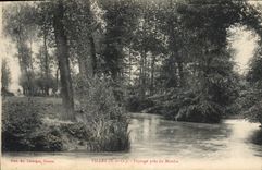 CPA Villez Paysage Pres Du Moulin