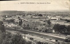 CPA Saint Cyr L'Ecole VUe Generale De I'Ecole