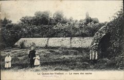 CPA La Queue des Yvelines La mare des saules