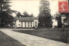 CPA LA Queue Lez Yvelines château de la Couharde Style Louis XIII