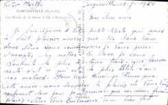 CPA Gargenville Les Bords De La Seine L'Ile à Rangiport