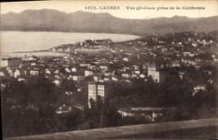 CPA Cannes Vue Generale Prise De La Californie