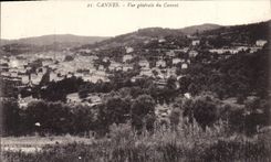 CPA Cannes Vue Generale Du Cannet