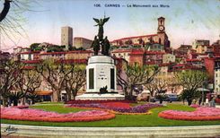 CPA Cannes Le Monument Aux Morts