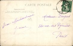 CPA Cannes Allee Des Palmiers