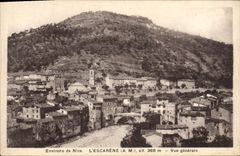CPA L'Escarene Vue Generale