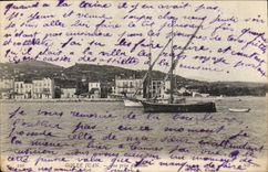 CPA Golfe Juan Vue Prise Du Mole