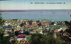 CPA Golfe Juan Vue Generale Et Escadre