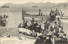 CPA Golfe Juan L'Escadre gros plan