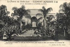 CPA poterie du Golfe-Juan clement Massier manufacture salle de vente
