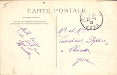 CPA Golfe Juan Vue Generale Du Port Prise De la Jetee