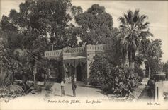 CPA poterie du Golfe Juan Les Jardins