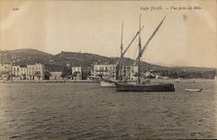 CPA Golfe Juan Vue Prise Du Mole