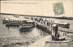 CPA Golfe Juan Debarcadere Canots De I'Escadre