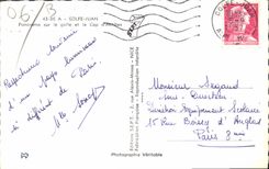 CPA Golfe Juan Panorama Sur Le Golfe Et Le Cap D'Antibes