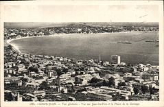 CPA Golfe Juan Vue Generale Vue Sur Juan Les Pins phare Garoupe