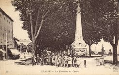 CPA Grasse La Fontaine Du Cours